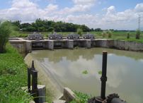 Main Cannel of CMIPP Irrigation Works in the Province of Nueva Ecija, Philippines